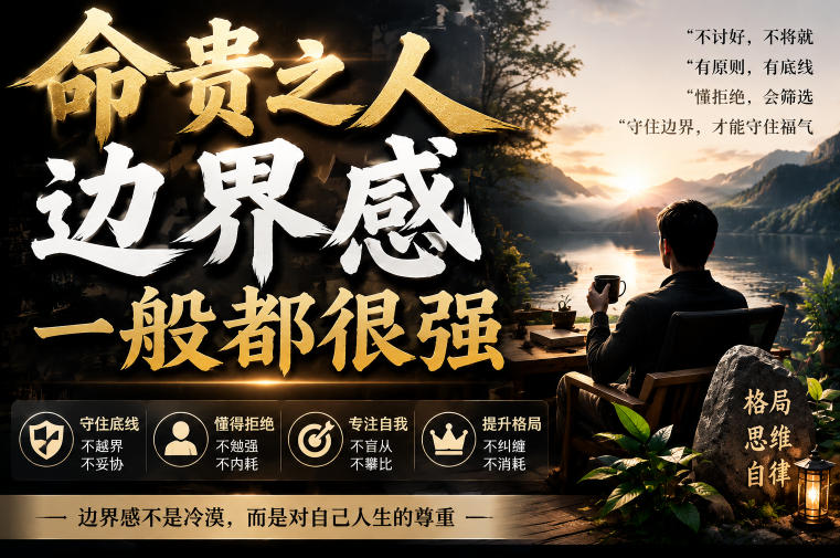 付费文章：命贵之人，边界感一般都很强-三禾网络