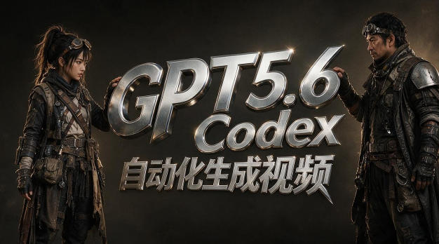 GPT5.6+Codex自动化视频生成：提示词设计×角色设定×封面海报×工作流思路，高效产出AI视频-三禾网络