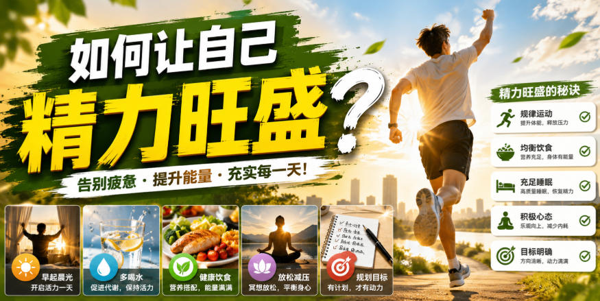 付费文章：如何让自己精力旺盛？-三禾网络