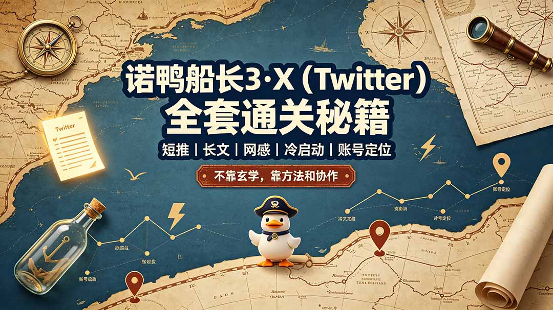 诺鸭船长3·X(Twitter-三禾网络
