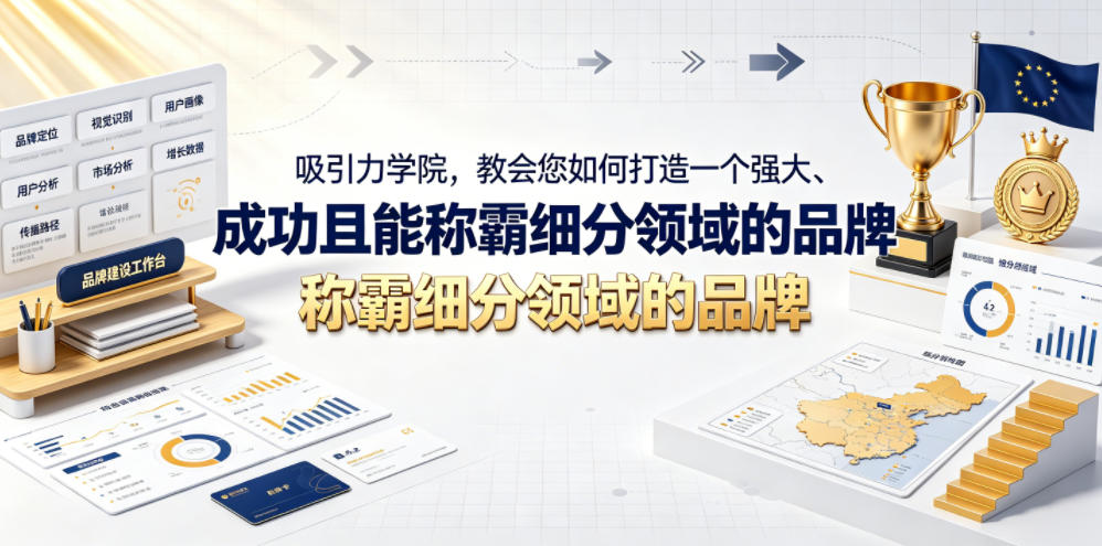 吸引力学院，教会您如何打造一个强大、成功且能称霸细分领域的品牌！【原创双语字幕】-三禾网络