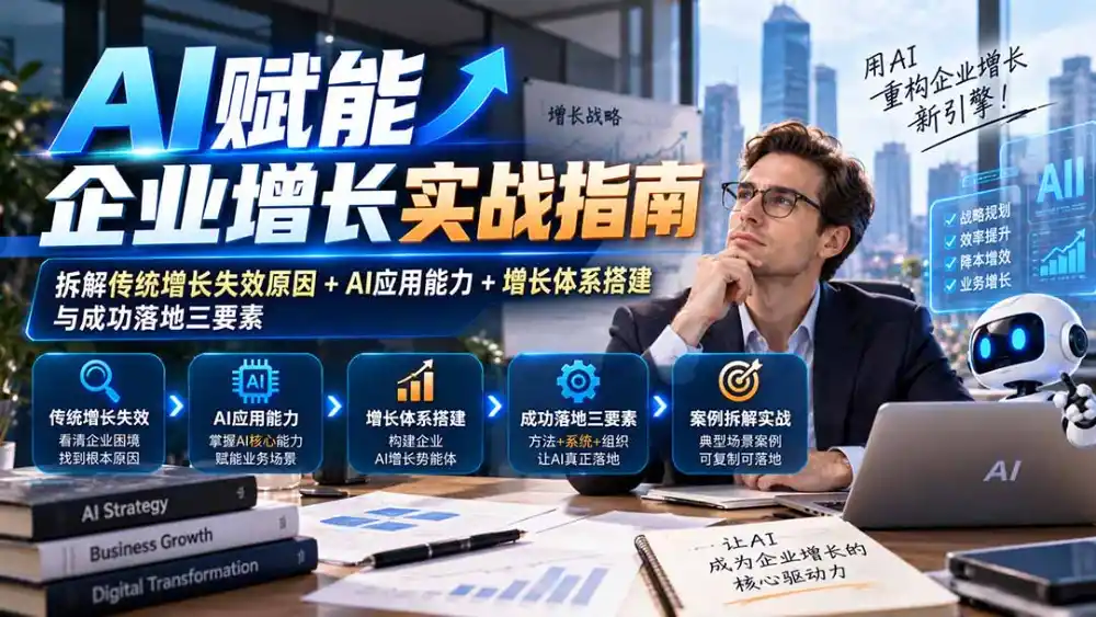 【无水印】AI赋能企业增长实战指南：拆解传统增长失效原因+AI应用能力+增长体系搭建与成功落地三要素-三禾网络
