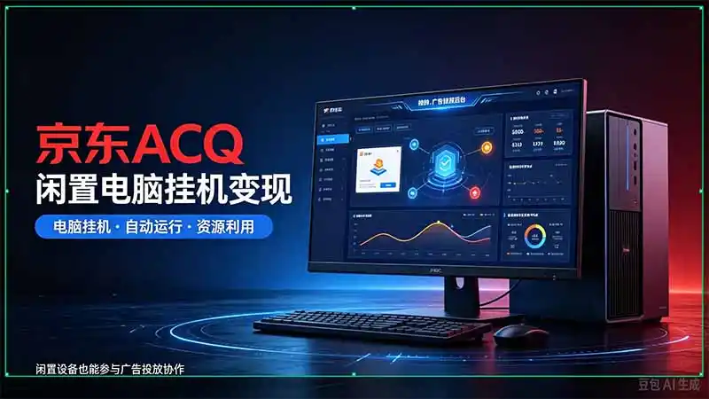 京东ACQ是什么?闲置电脑挂机采集项目拆解-三禾网络