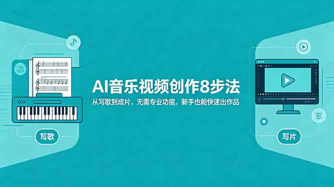 AI音乐视频创作8步法：从写歌到成片，无需专业功底，新手也能快速出作品-三禾网络