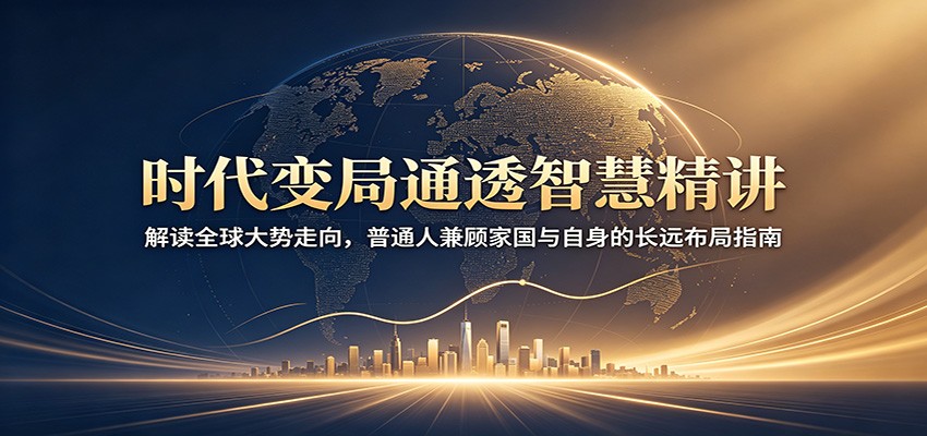 时代变局通透智慧精讲:解读全球大势走向,普通人兼顾家国与自身的长远布局指南-三禾网络
