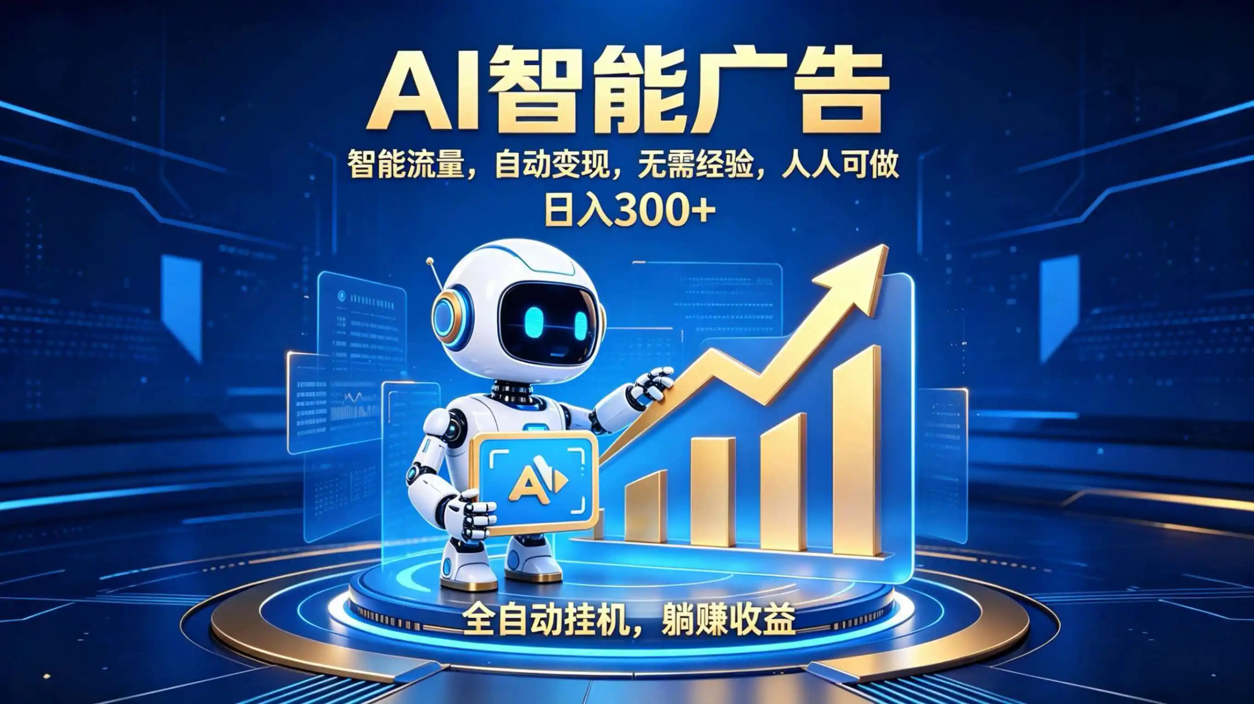 轻资产新赛道,全自动AI广告,打造持续收益-三禾网络