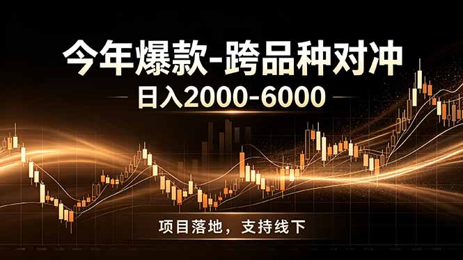 全新跨品种对冲模式上线！日稳定盈利 2000-6000，合规长久可批量放大-三禾网络