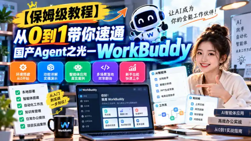 【保姆级教程】从0到1带你速通国产Agent之光—WorkBuddy【文档】-三禾网络