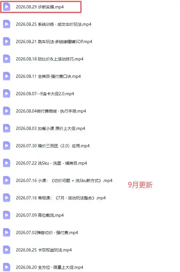 拼多多实战特训营(更新26年0831-三禾网络