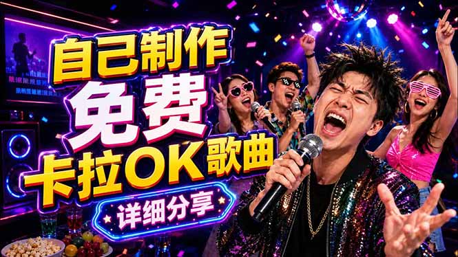 免费卡拉OK歌曲制作全攻略：音轨分离字幕制作，零基础快速做出专业K歌视频-三禾网络