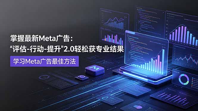 掌握最新的Meta广告，通过“评估-行动-提升”2.0版本轻松获得专业级结果。学习目前学习Meta广告的最佳方法-三禾网络