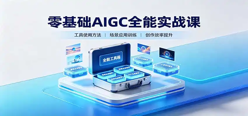 零基础AIGC全能实战课:覆盖绘画、影音、PPT、小说多场景AI创作 零基础AIGC全能实战课:覆盖绘画、影音、PPT、小说多场景AI创作