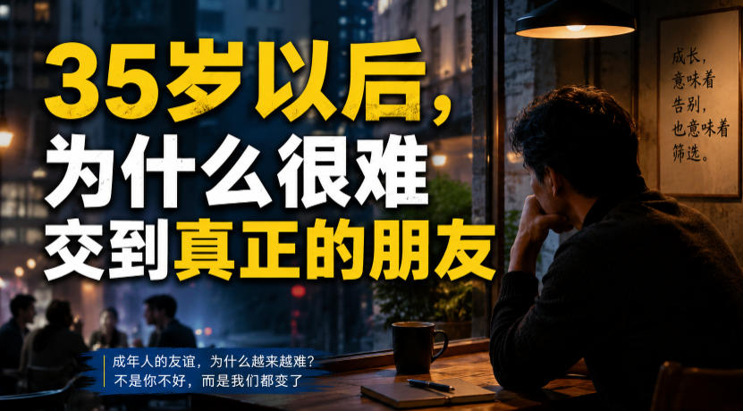 付费文章:35岁以后,为什么很难交到真正的朋友-三禾网络