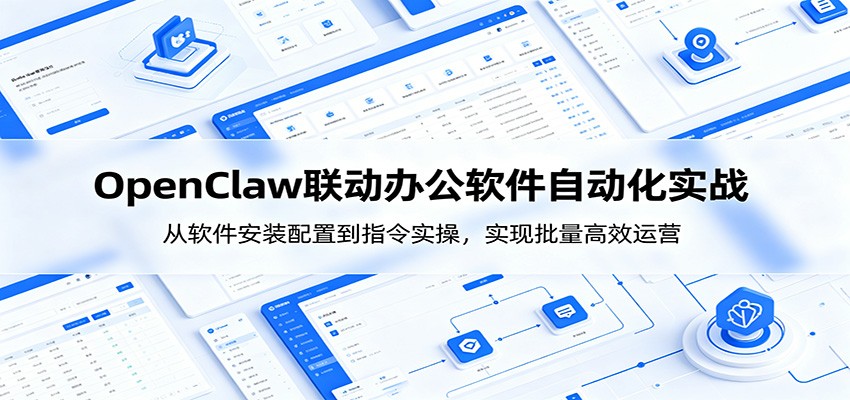 OpenClaw自动化实操课：从软件安装配置到指令实操，实现批量高效运营-三禾网络