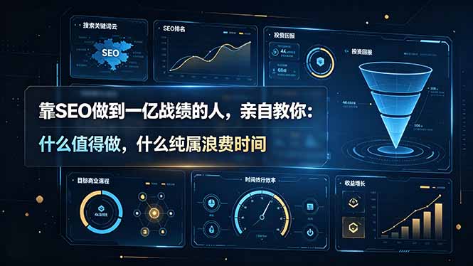 靠SEO做到一亿战绩的人，亲自教你：什么值得做，什么纯属浪费时间【原创双语字幕】-三禾网络
