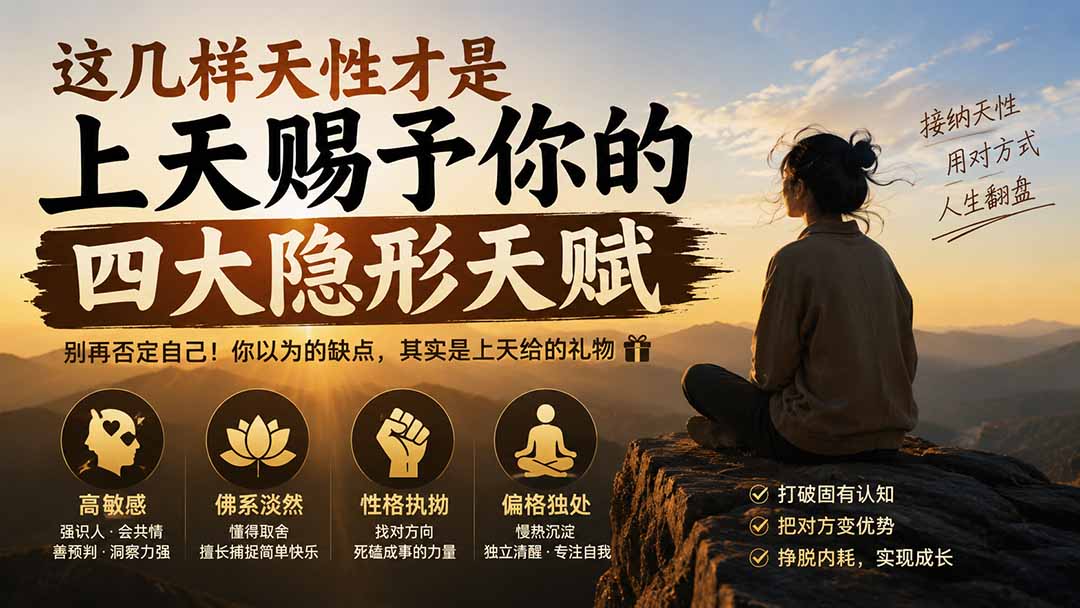 付费文章:这几样天性才是上天赐予你的四大隐形天赋-三禾网络