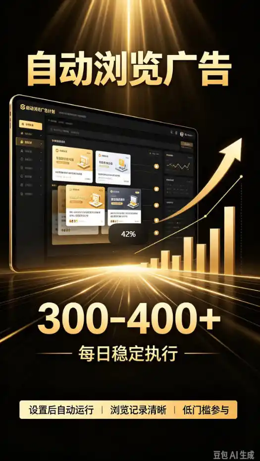 自动浏览广告计划，0门槛副业，日入300-400，躺賺稳定风口项目，无需人工操作，解放双手【揭秘】-三禾网络