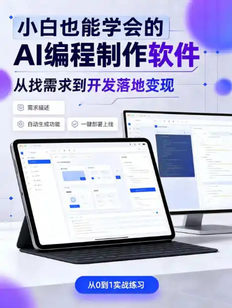 手把手教会你ai编程制作软件到变现全路径，零基础小白轻松上手，从找需求到开发落地变现【揭秘】-三禾网络