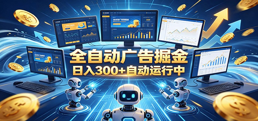 自动广告G机，日入300+，正规平台，广告浏览获益，时间自由，适合各类人群日常增收-三禾网络