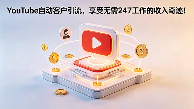 YouTube 自动客户引流，享受无需 247 工作的收入奇迹！【原创双语字幕】-三禾网络