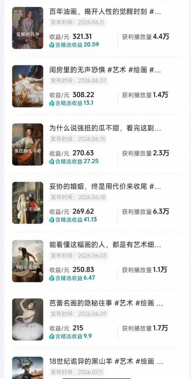 油画解说教学-398众筹来的技术:选题×对标×素材×文案×配音×剪辑×2天开精选×7天通9项权益-三禾网络