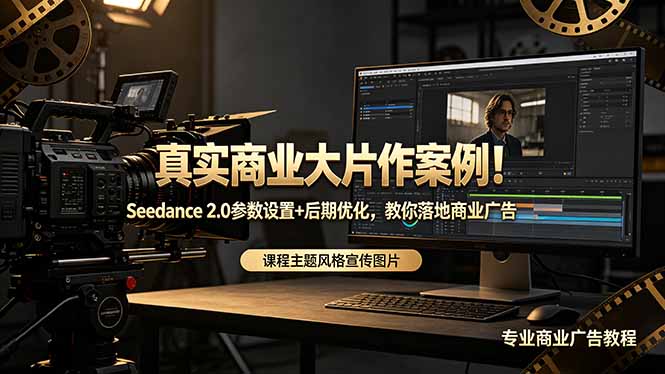 真实商业大片作案例！Seedance 2.0参数设置+后期优化，教你落地商业广告-三禾网络