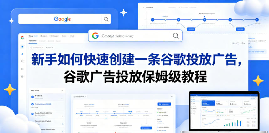 新手如何快速创建一条谷歌投放广告，谷歌广告投放保姆级教程-三禾网络