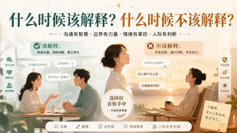 付费文章：什么时候该解释？什么时候不该解释？-三禾网络