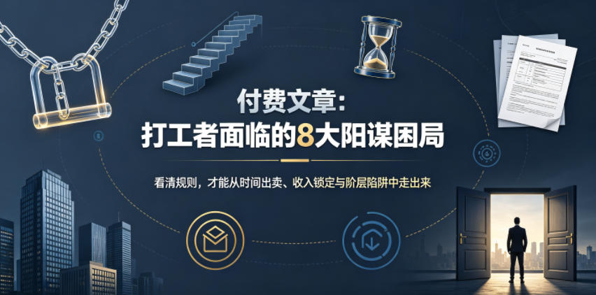 付费文章：打工者面临的8大阳谋困局-三禾网络