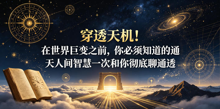 付费文章:穿透天机!在世界巨变之前,你必须知道的通天人间智慧一次和你彻底聊通透-三禾网络