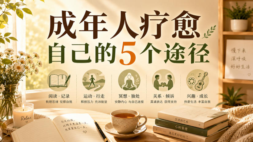 付费文章：成年人疗愈自己的5个途径-三禾网络
