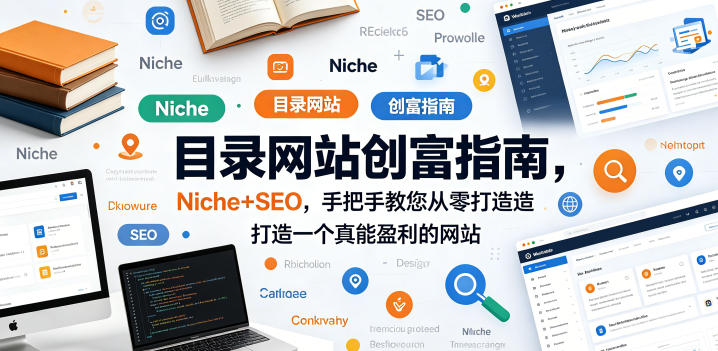 目录网站创富指南，Niche+SEO，手把手教您从零打造打造一个真能盈利的网站【原创双语字幕】-三禾网络