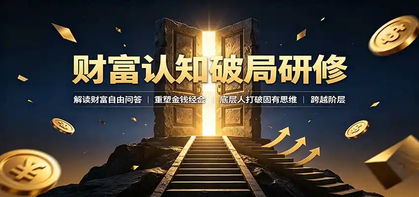 财富认知破局研修：解读”孙割”，重塑金钱观念，底层人打破固有思维跨越阶层-三禾网络