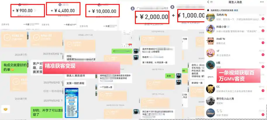 IP+爆款视频训练营，带你用最低成本跑通个人IP从0到1涨粉，从流量到现金的完整闭环-三禾网络