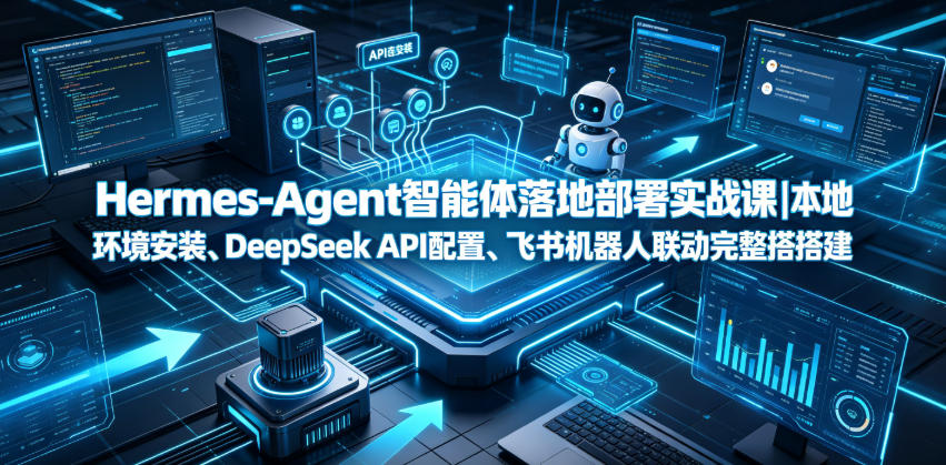Hermes-Agent智能体落地部署实战课｜本地环境安装、DeepSeek API配置、飞书机器人联动完整搭建教程-三禾网络