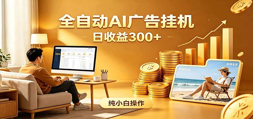 AI风口项目，全程解放双手，后台自动运行赚取收益，每天稳定收益300+-三禾网络