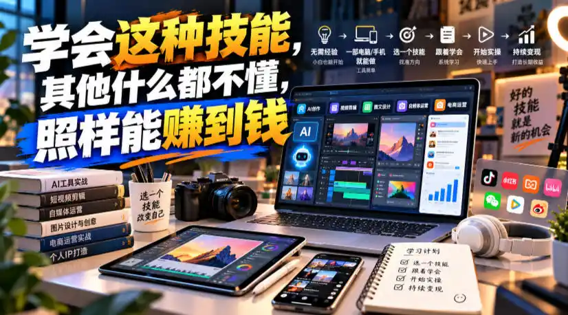 某公众号付费文章:学会这种技能,其他什么都不懂,照样能賺到钱-三禾网络