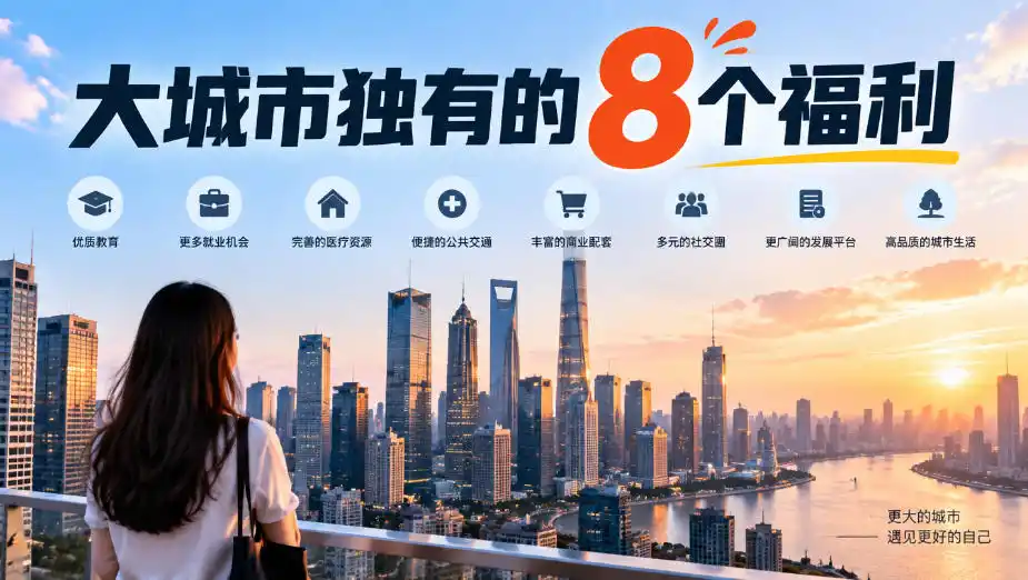 某公众号付费文章：大城市独有的8个福利-三禾网络