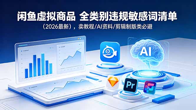 闲鱼虚拟商品 全类别违规敏感词清单(2026最新-三禾网络