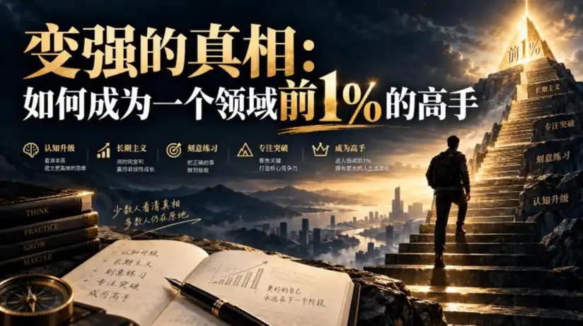 付费文章：变强的真相：如何成为一个领域前1%的高手-三禾网络