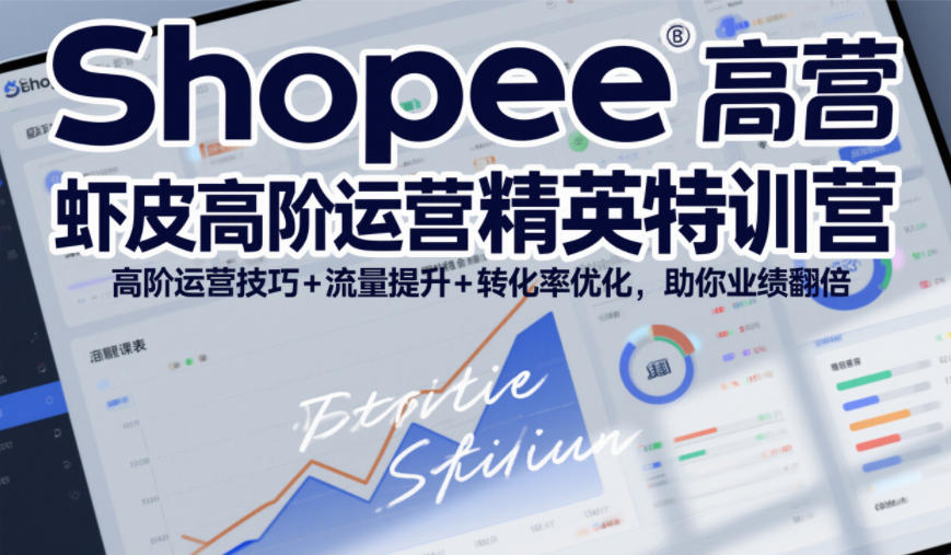 Shopee虾皮高阶运营精英特训营，高阶运营技巧+流量提升+转化率优化，助你业绩翻倍(更新26年7月)-三禾网络