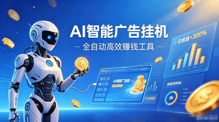 AI智能广告挂G，在家自动賺收益，全程无需人工操作、不用直播、不用拉人【揭秘】-三禾网络