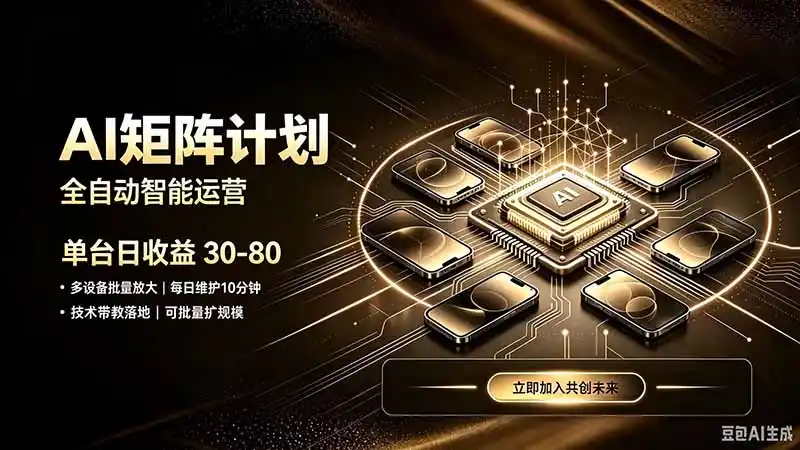AI智能对话，矩阵规模化创业，全程技术扶持，长久稳定，日入800+-三禾网络