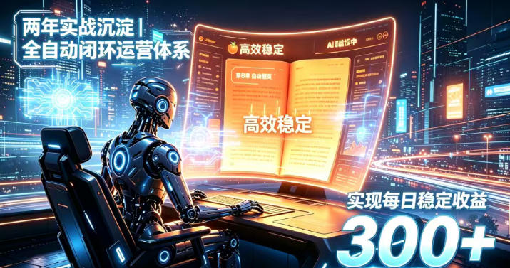 两年实战沉淀｜全自动闭环运营体系，实现每日稳定收益300+【揭秘】-三禾网络