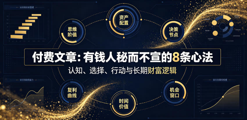 付费文章：有钱人秘而不宣的8条心法-三禾网络