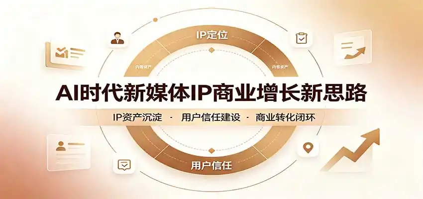 AI时代新媒体IP商业增长新思路:摒弃复杂运营套路,用极简思维打通获客路径 AI时代新媒体IP商业增长新思路:摒弃复杂运营套路,用极简思维打通获客路径